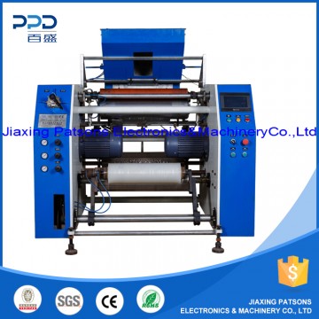 Automatic Pre-stretcher Oscillating rewinding machine with folded edge